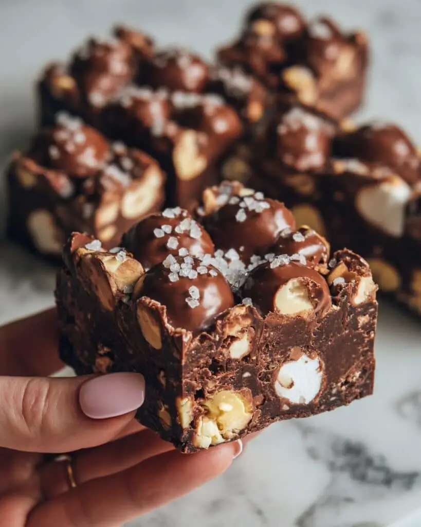 5 Ingredient Rocky Road Bars Recipe
