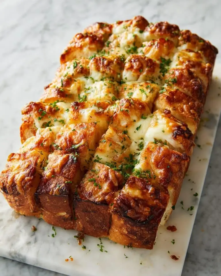 Loaded Cheesy Pizza Bread Recipe