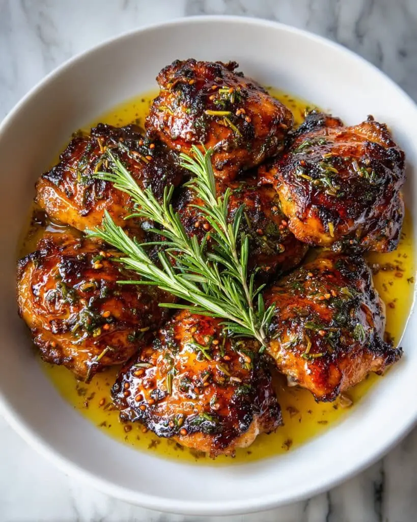 Honey Garlic Chicken Thighs Recipe