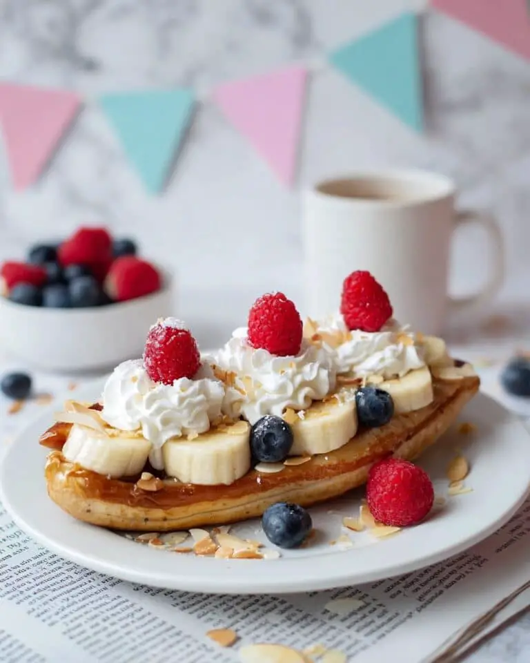 Caramelized Banana Split with Yogurt Recipe