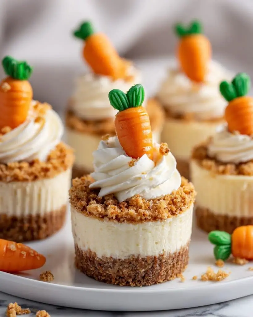 Mini Carrot Cheesecakes Recipe