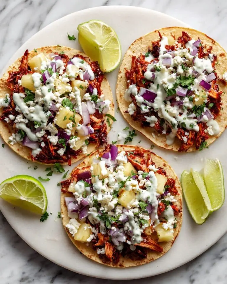 Sweet & Smoky BBQ Chicken Tostadas Recipe