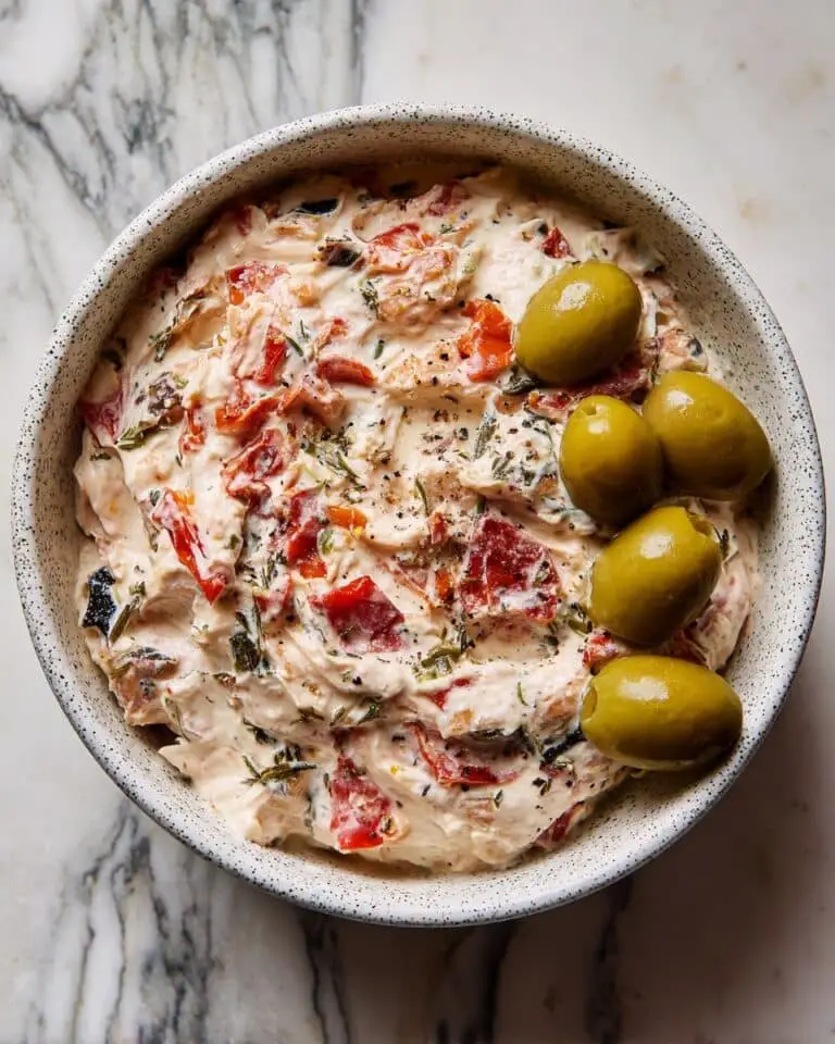 Italian-Style Olive and Cheese Spread Recipe