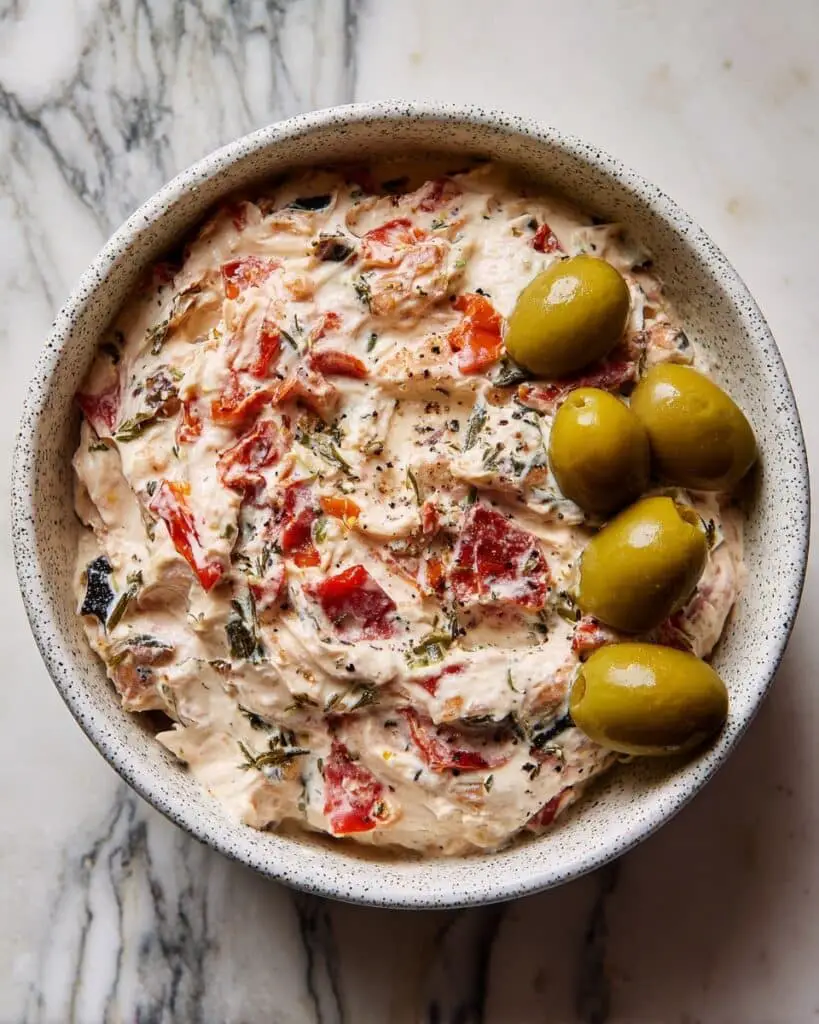 Italian-Style Olive and Cheese Spread Recipe