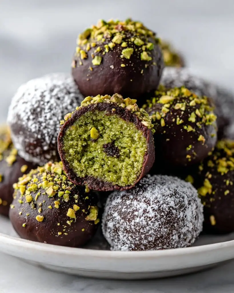 Homemade Pistachio Truffles Recipe