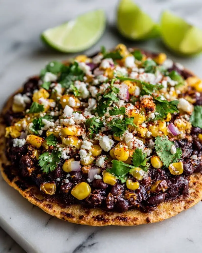 Loaded Mexican Street Corn Tostadas Recipe