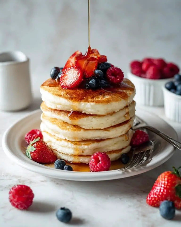Creamy Cottage Cheese Pancakes Recipe