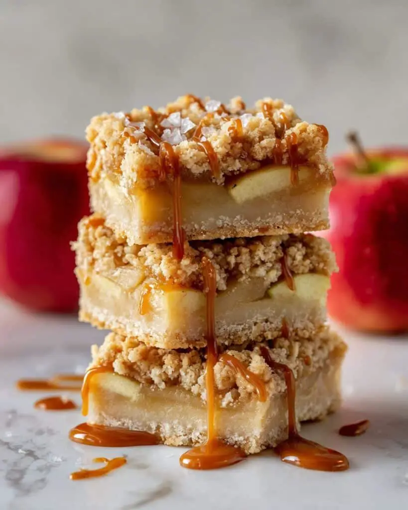 Salted Caramel Apple Pie Bars Recipe