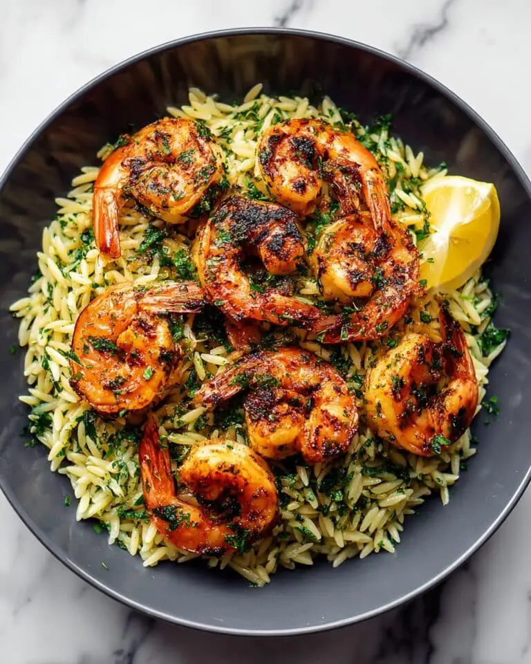 Lemon Butter Shrimp and Orzo Recipe