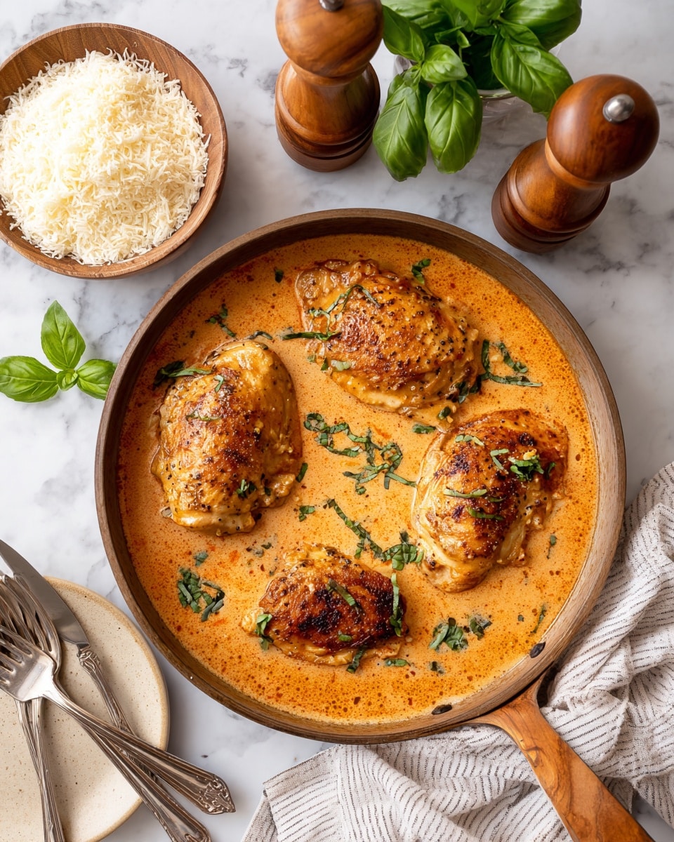 One-Pan Creamy Tuscan Chicken Recipe