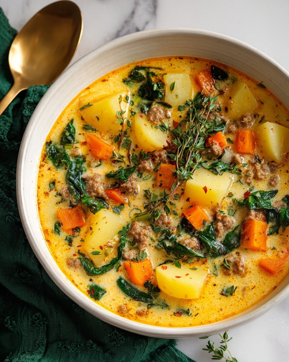 Creamy Sausage Potato Soup Recipe