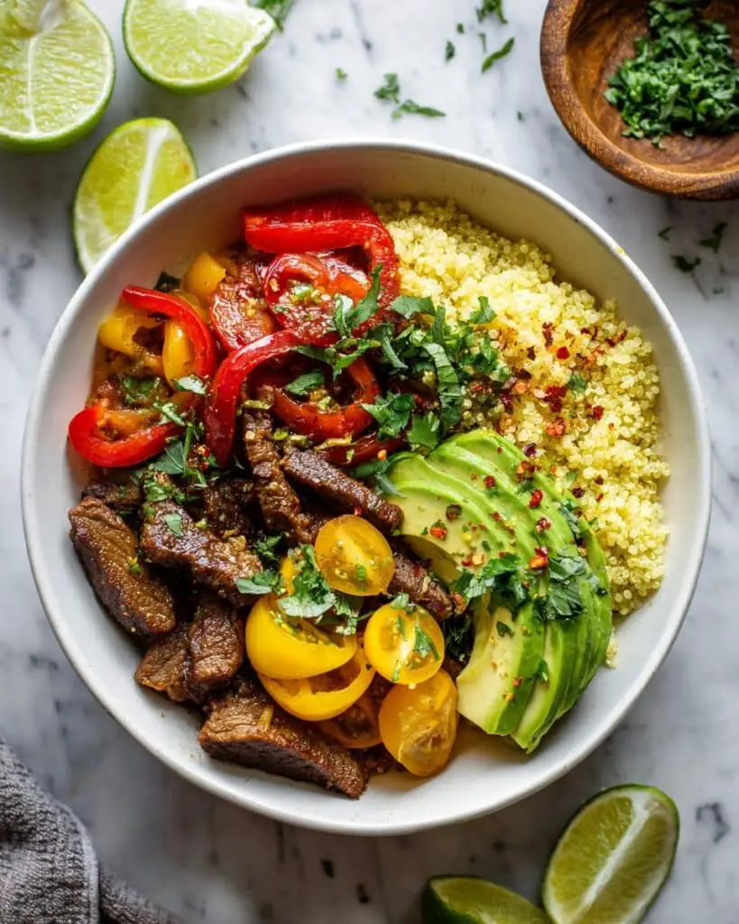 Beef and Quinoa Power Bowl Recipe