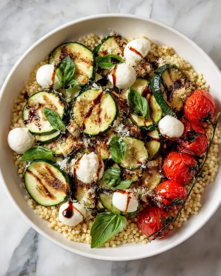 Pearl Couscous Salad with Tomatoes Recipe