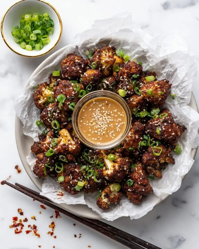 Air Fryer Sesame Cauliflower Wings Recipe
