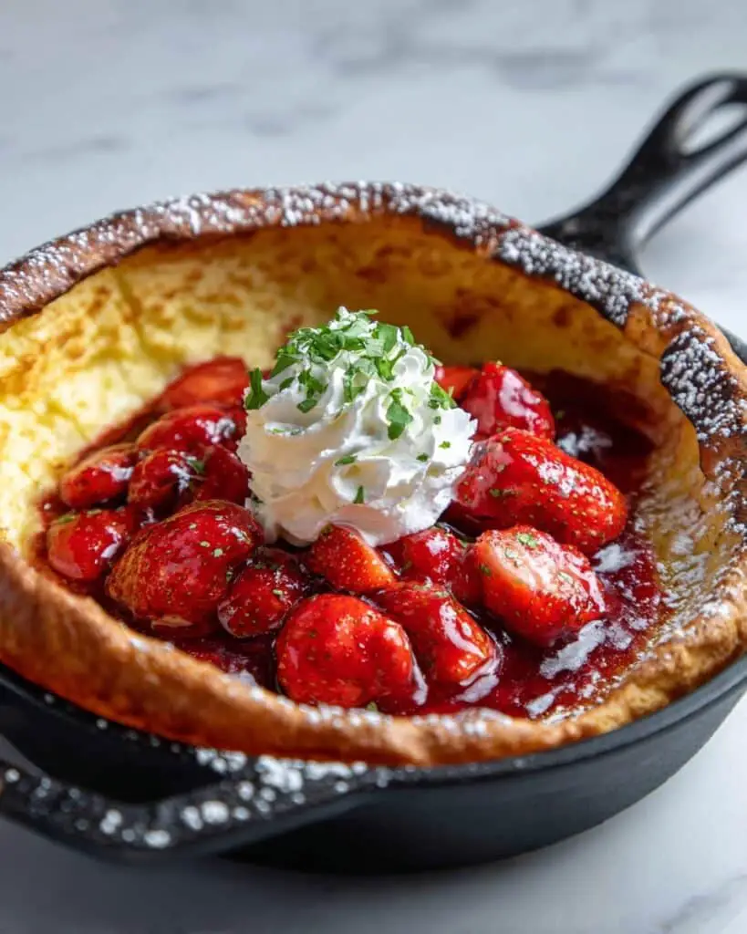 Mixed Berry Jam & Dutch Baby Pancake – A Perfect Oven-Baked Breakfast Recipe