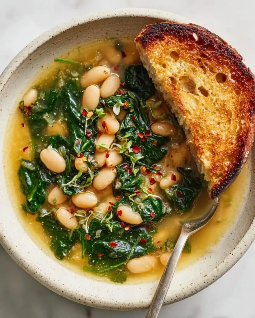 Creamy Mediterranean Bean Soup Recipe