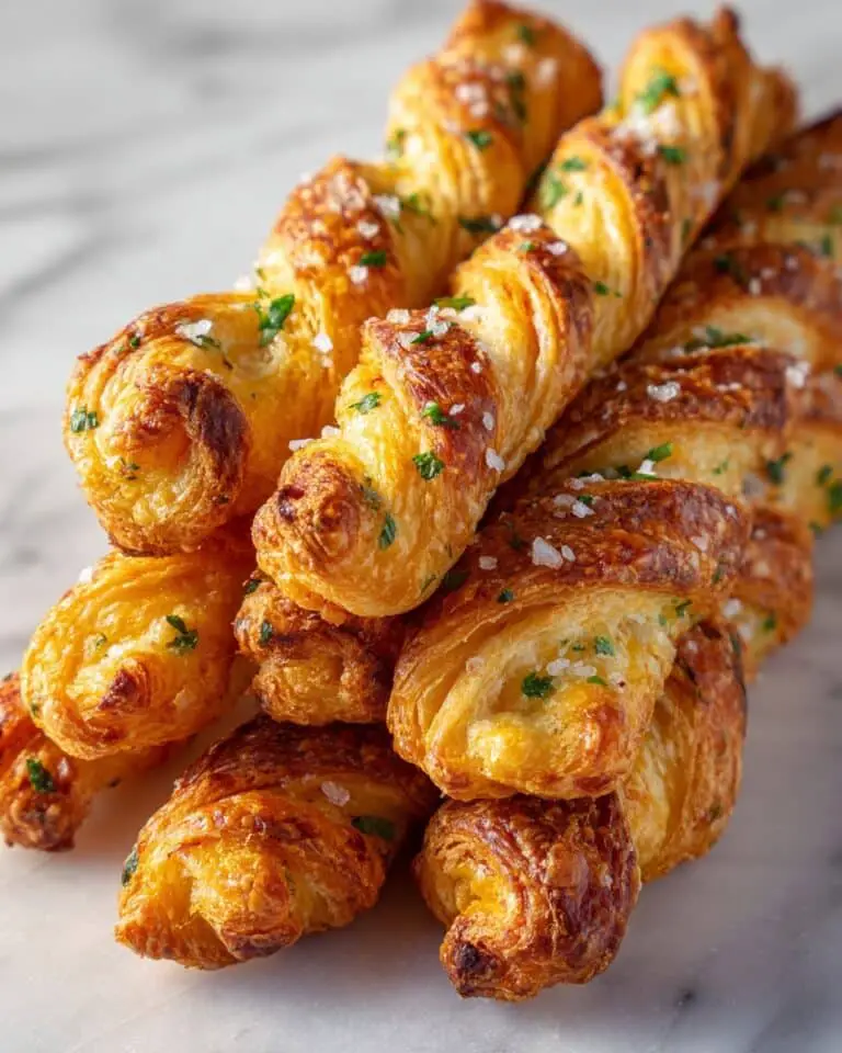 Crispy Garlic Parmesan Bread Twists Recipe