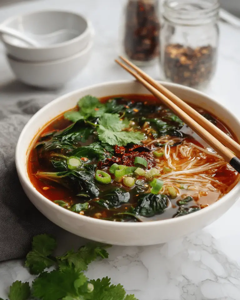 Quick and Easy Low-Calorie Chinese Vegetable Soup Recipe