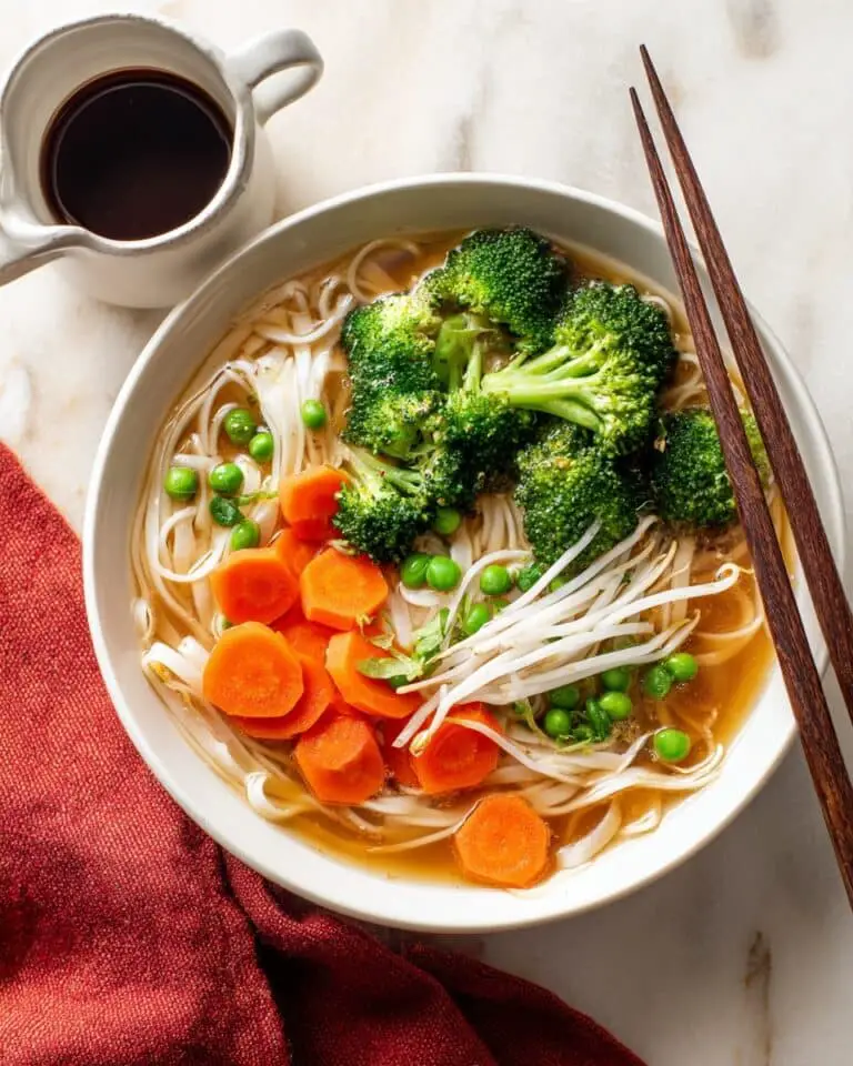 Vegetarian Dan Dan Noodle Soup Recipe