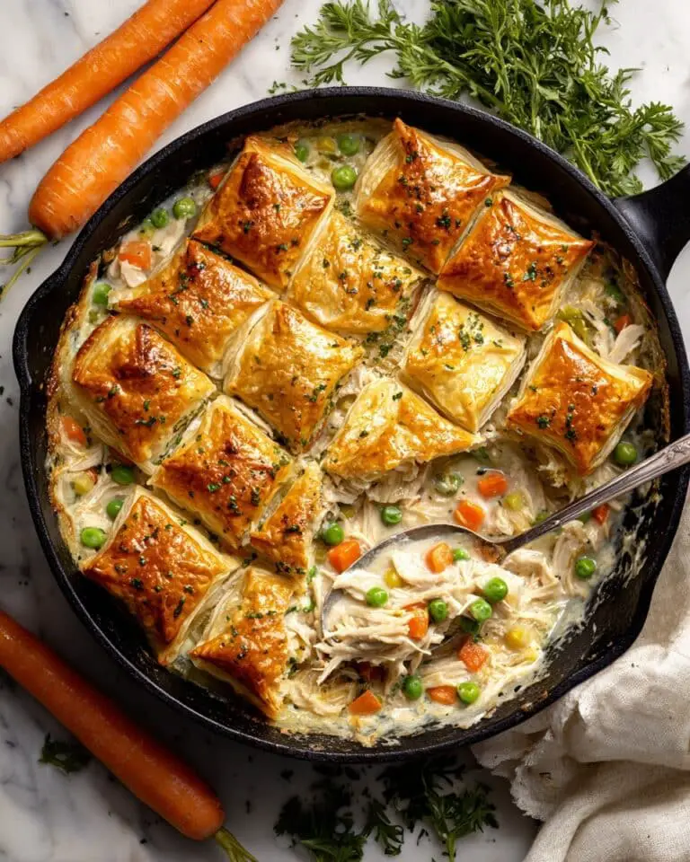Puff Pastry Chicken Pot Pie Recipe