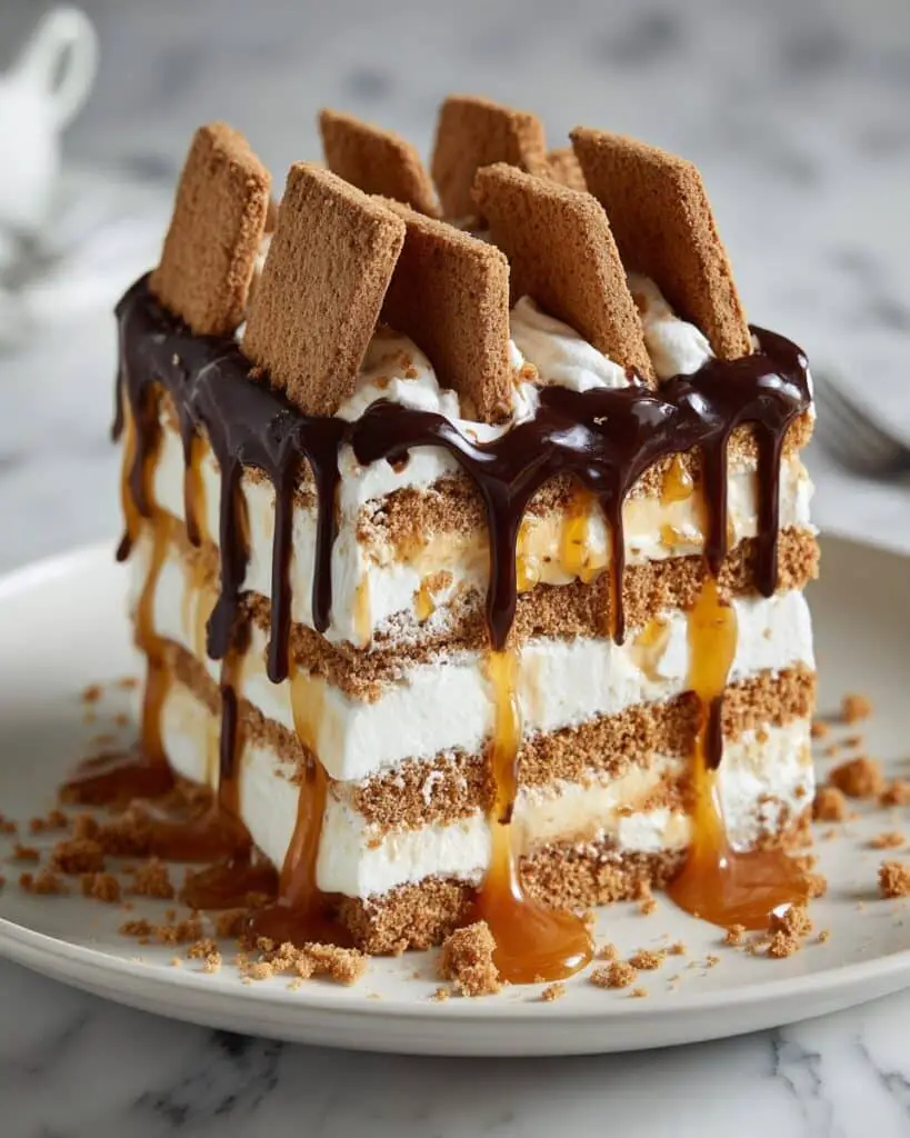 No-Bake Cookie Icebox Cake Recipe
