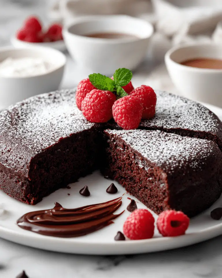 Ultra-Fudgy Vegan & Gluten-Free Chocolate Cake That Melts in Every Bite Recipe
