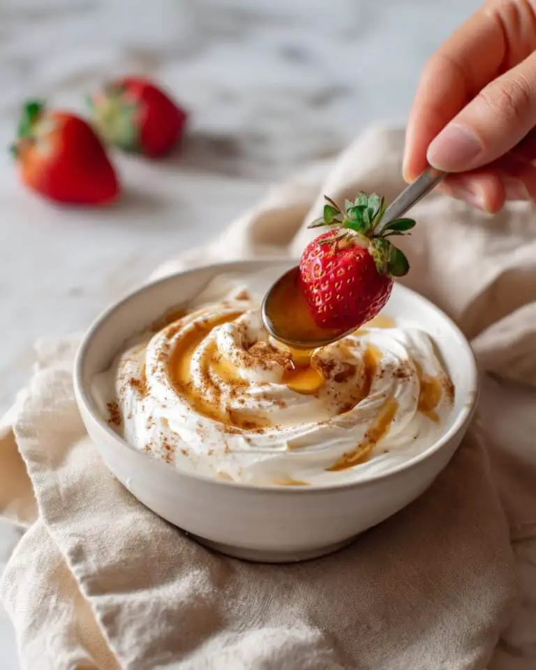 Sweet & Creamy Fruit Dip Recipe