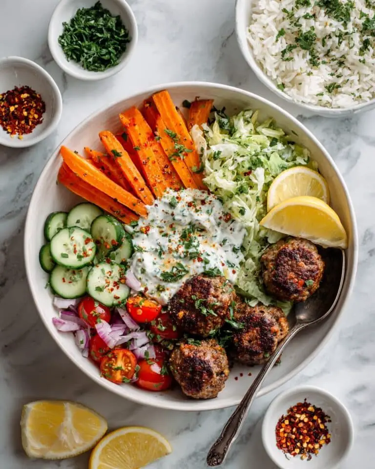 Greek Meatball Bowls Recipe