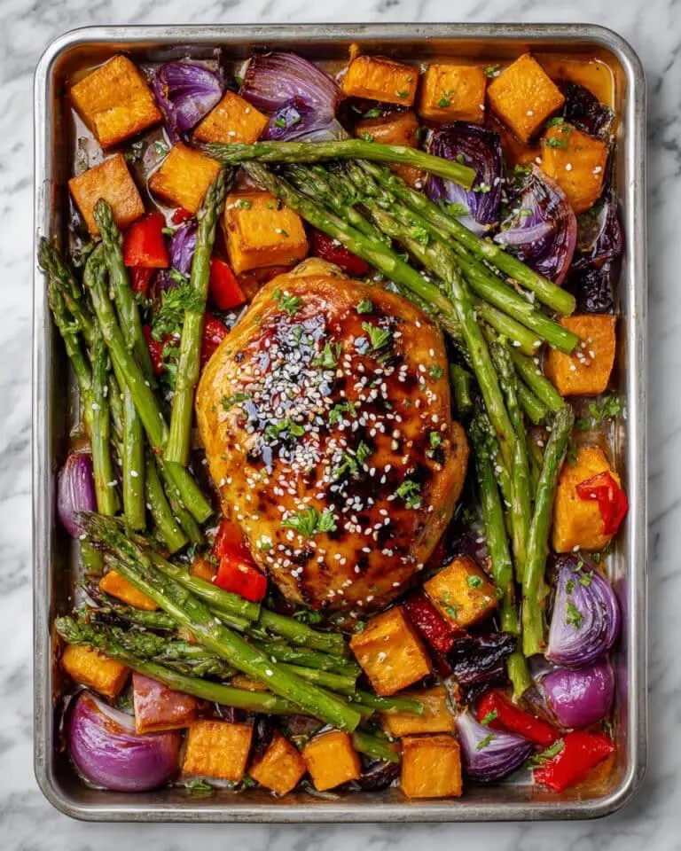 Sheet Pan Sesame Chicken Thighs Recipe