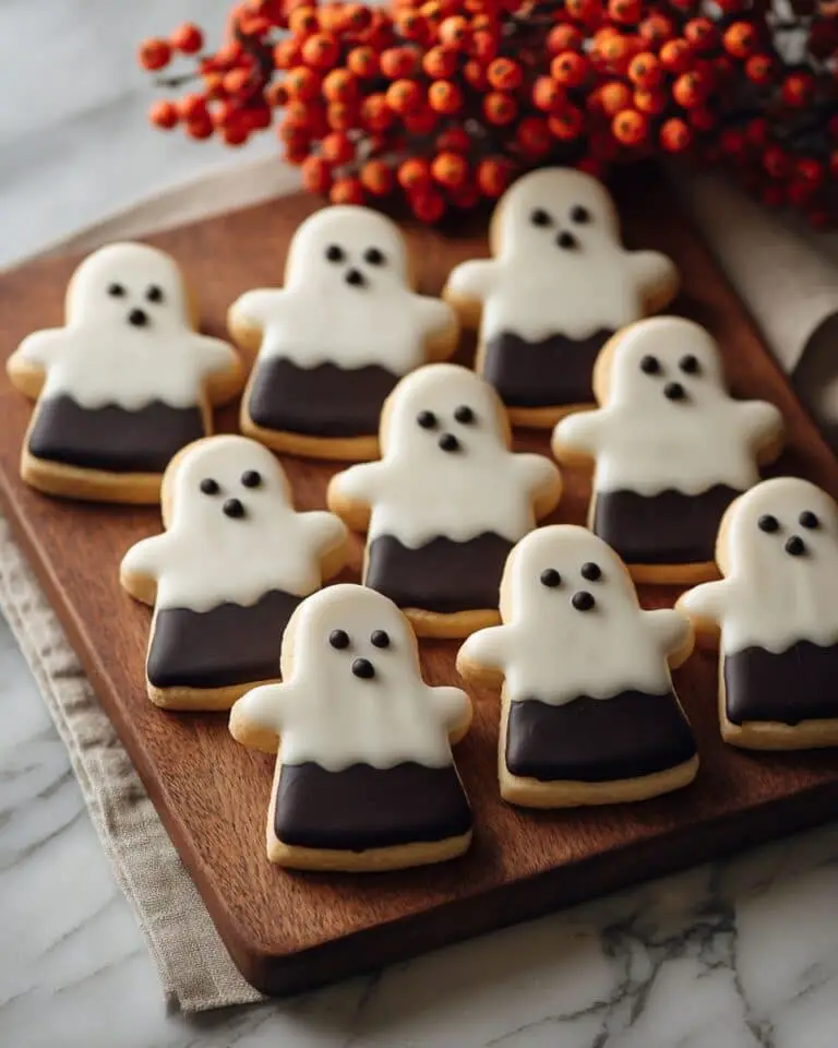 Halloween Ghost Milano Cookies Recipe