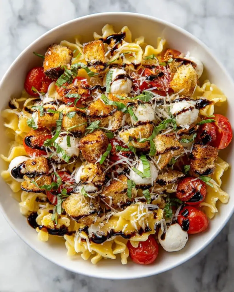 Ultimate Bruschetta Pasta Salad Recipe